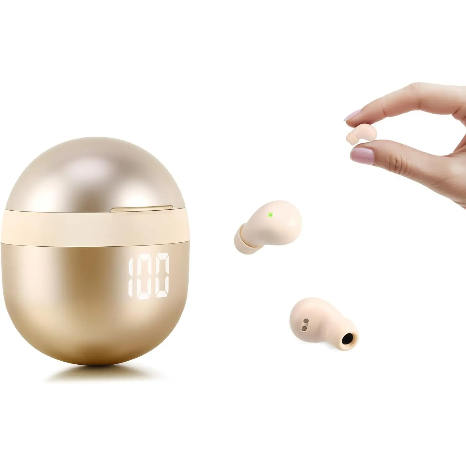 Bluetooth Wireless Earbuds Sleep Earphones,Bluetooth 5.4,Noise-Canceling Headphones,Improves sleep quality,Zero pressure on the ears when sleeping on your side,Invisible mini Earbuds,Suitable for travel and side sleepers tiktokshopbacktoschool