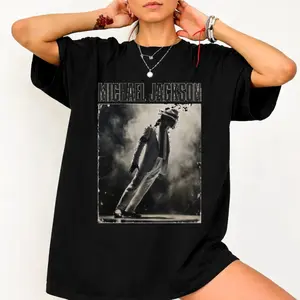Michael Jackson King of Pop Retro Shirt | Vintage MJ Graphic T-Shirt | Classic Pop Music Fan Tee | Retro Music Legend Shirt | Unisex Cotton Tee