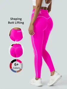Women's High Waisted Tummy Control Leggings Super Soft Stretchy Yoga Running Workout Pants All Season Machine Washable Gym Apparel Shaping Butt Lifting Full-Length Exercise Pants