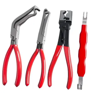 4 Pack Automotive Electrical Disconnect Pliers Set, Connector Separator & Hose Clamp Tools for Car, SUV and Truck Electrical Repair