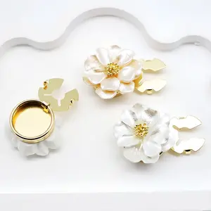 High-end luxury shirt cufflink accessories, turtle clasp set, clip-on button cover