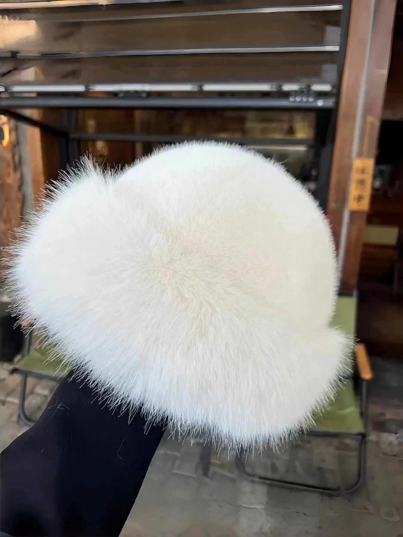 New Plush Mongolian Hat Imitation Mink Fur Thickened Warm Basin Cap Autumn Winter Windproof Anti-Cold Face Slimming Ear Protection