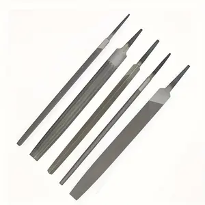 5-Piece Set Industrial Steel File Tools, Durable Precision Files for Metalworking & Woodwork, Essential Tool Kit for DIY Projects, Woodworking Tools, Tool Accessories