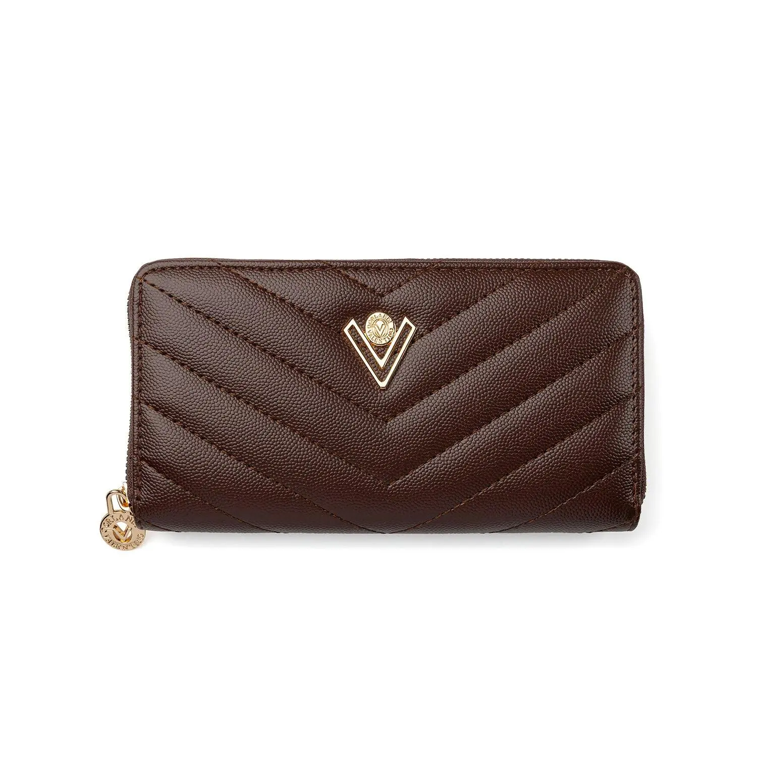 Valentino Orlandi V-Quilted Wallet