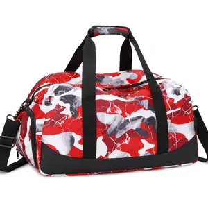 Kids Overnight Duffle Bag Boys Sports Bag Gymnastics Bag with Shoe Compartment & Wet Pocket, Carry On Sleepover Bag Gym Bag for Kid Boys