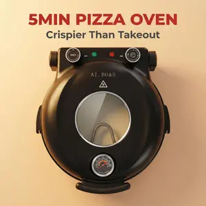 AI.BO&S visualization pizza machine simulation professional kiln precise temperature controller, disc table, everything is available pizza machine