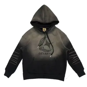 [GEYATU] 786 Fleece-Lined, Thick, Long-Sleeve Printed Hooded Sweatshirt for Couples – Thick, Hooded, Printed Fashion Item