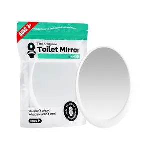 Toilet Mirror For Kids – Shatterproof Acrylic Potty Training Aid, Fits All Toilets, Easy Install