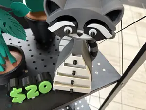 3D Printed Raccoon Jewelry Box