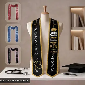 Customized Nursing Graduation Stole, Personalized RN BSN Stole Nursing Stole Graduation 2026, Nursing Stole Graduate 2026 Class of 2026 Unique Grad Gift for Student
