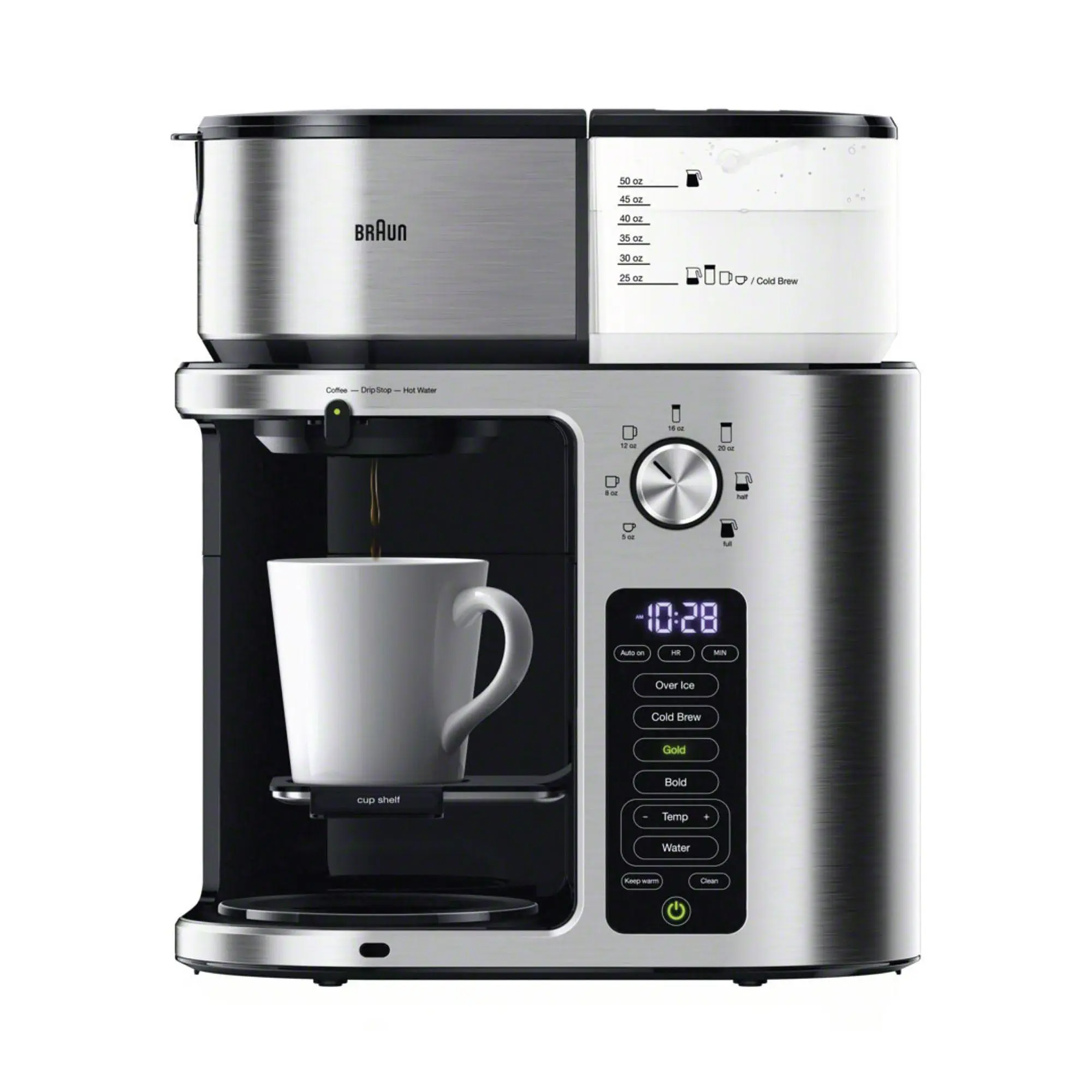 Braun MultiServe Plus 10- Cup Pod Free Drip Coffee Maker Braun MultiServe Plus 10- Cup Pod Free Drip Coffee Maker