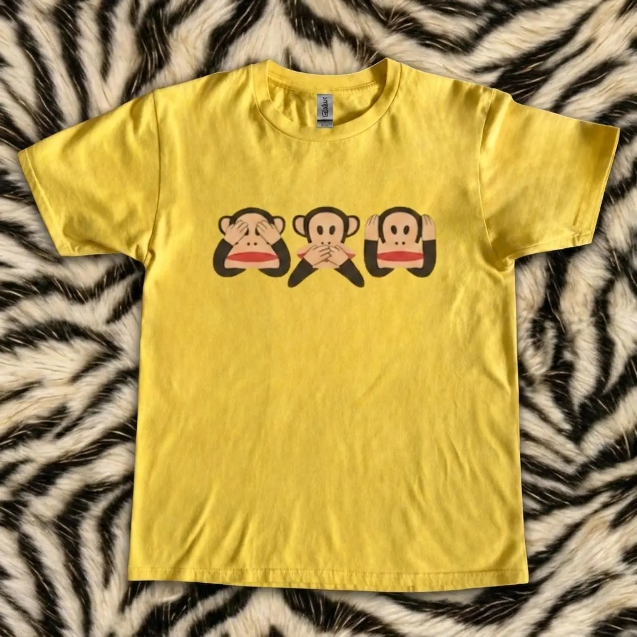 Three Wise Monkeys Graphic T-Shirt | See No Evil Hear No Evil Speak No Evil Tee | Funny Vintage Monkey Shirt | Cute Unisex Graphic Tee