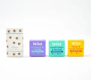 Wild Refillable Deodorant with 3 Assorted Refill Pods