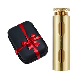 VEVOR Cigarette Rolling Machine, Solid Brass Cigarette Roller, Manual Rolling Machine Fits Up to 70mm Paper, Vintage & Luxurious Gift for Father's Day, Birthday