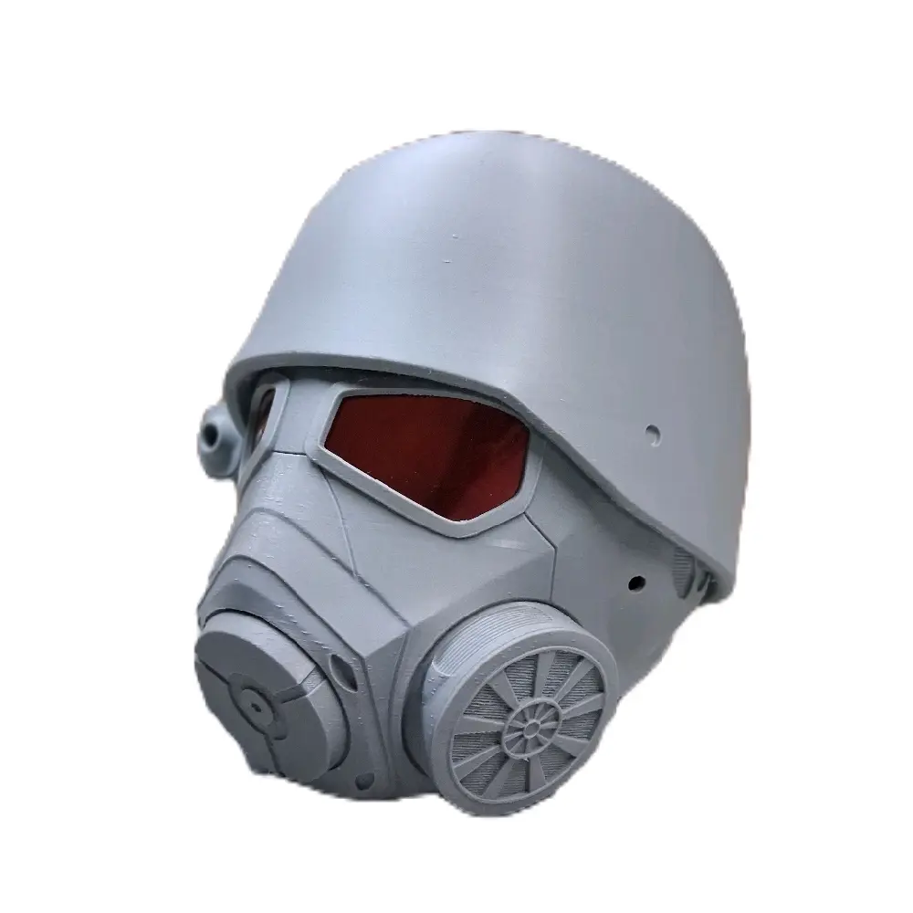 NCR Ranger Raw 3D Printed Helmet - Customizable, Comfortable NCR Mask, DIY-Friendly, Fully Assembled Toy for Hobbyists, Fits Up to 24 in Head