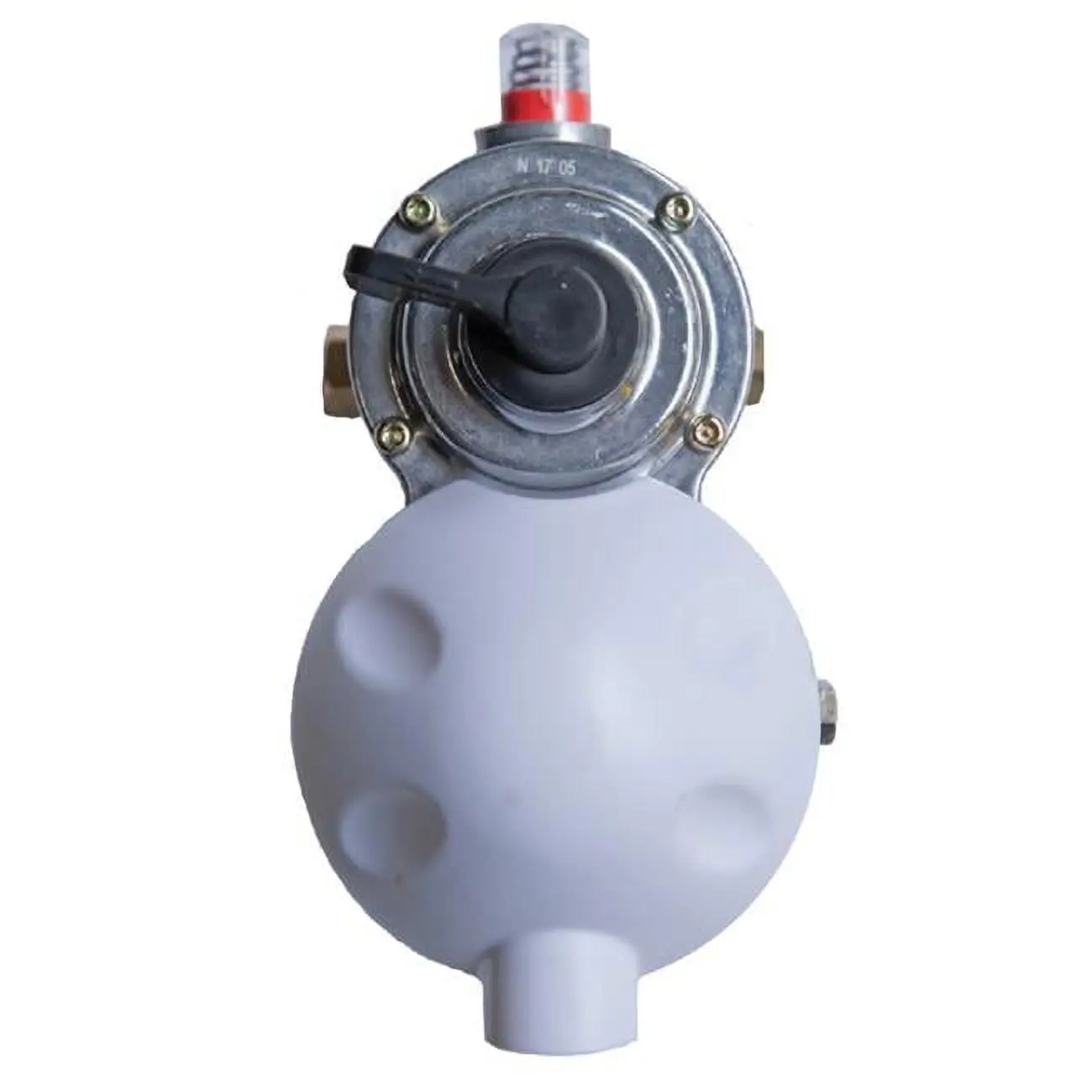 Mr. Heater Brass Adjustable Pressure Regulator, 2.25x0.375 in, 2-Stage Reg, Inverted Flares Compatible for RV Users