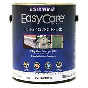 212 MAIN Exterior-Interior Gloss Finish Black Paint, EZGX2-GL - Pack of 2, Acrylic Base, Gallon Pack