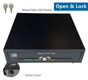 Square Cash Drawer 13" Cash Register POS System with 3 Unlocking Ways RJ11