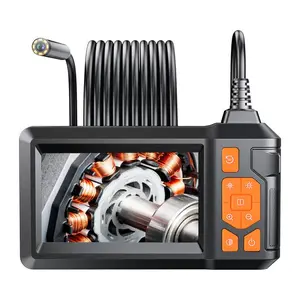 Industrial Endoscope HD Pipe Inspection Camera, 4.3 Inch IPS LCD Screen Waterproof Snake Camera with LED Light, Suitable for Mechanical Equipment Car Repair, Gifts For Men