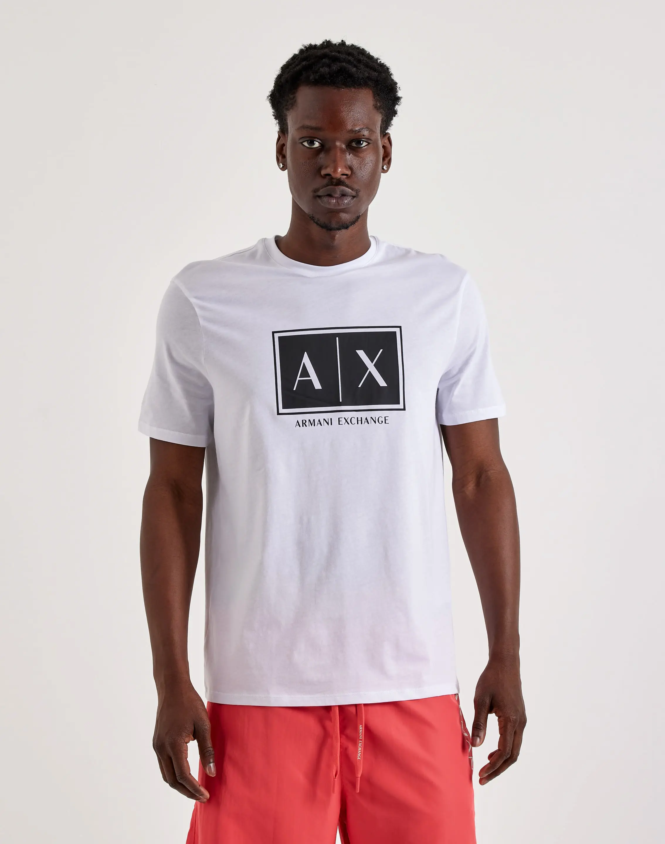 Mens Armani Exchange Box Logo Tee