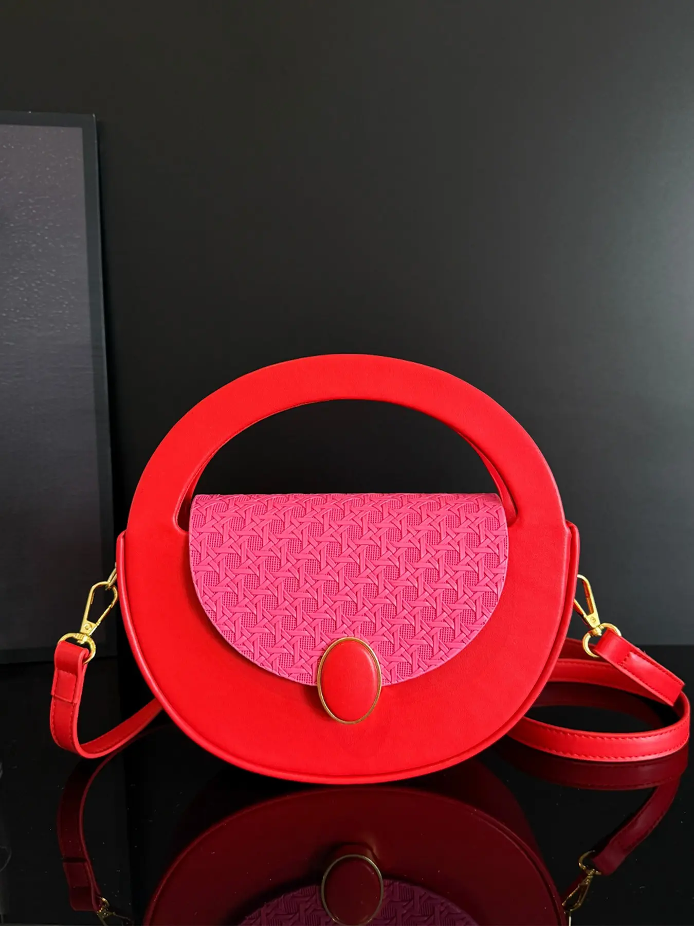 1pc Valentine's DayLadies' handbags are fashionable, simple, casual, and retro, suitable for daily commuting, shopping, dating, gift giving, and versatile handbags, Trendy Handbag, Handheld bag, Handbag Shoulder Purse, Trendy Commuter Bag