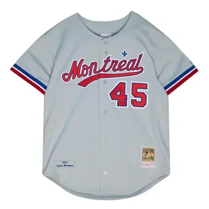 Mens Mitchell & Ness MLB MONTREAL EXPOS COOPERSTOWN AUTHENTIC JERSEY
