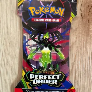 Pokémon Trading Card Game Mega Evolution Perfect Order Additional Pokémon TCG Boosted Pack for Collectors