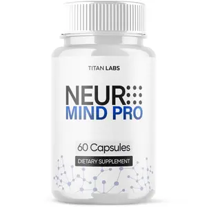 (1 Pack) Neuro Mind Pro Nootropic Natural Brain Formula Health Vitamin Dietary Supplement, Cruelty-Free, with Botanical Extracts, 60 Capsules