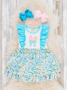 Bunny Ears Blooms Embroidered Dress Bunny Ears Blooms Embroidered Dress
