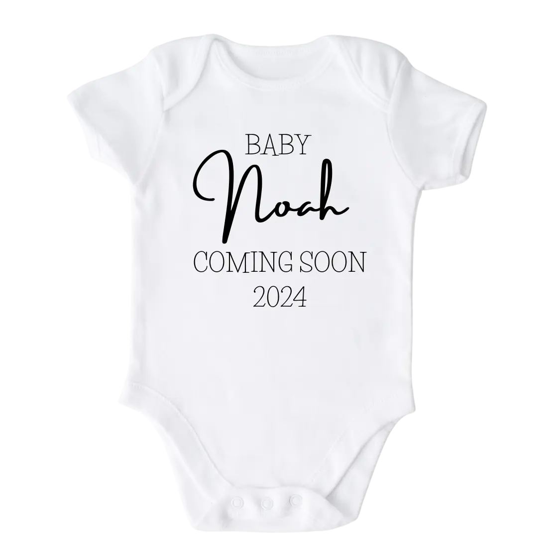 Custom Baby Name Onesie® Cute Baby Outfit for Baby Gift for Baby Shower Gift for Baby Announcement