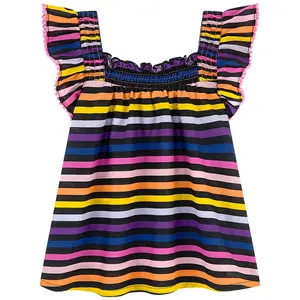 Sonia Rykiel Paris Multicolored Striped Blouse