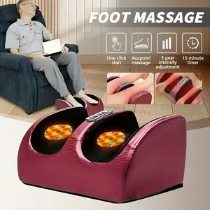 TLCEKVEC Hot Compress Foot Reflexology Massager, promotes relaxation and blood circulation, perfect gift for Father's Day, Mother's Day, Christmas. Therapy Daily Lightweight Storage Red foot massager