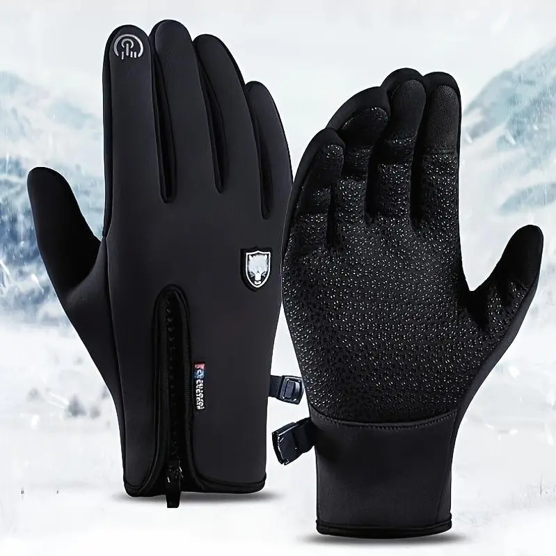 Unisex High Quality Extreme Cold Windproof Thermal Winter Sports Gloves - Touchscreen Compatible for Skiing, Solo Outdoor Activities (Smartphone Not Included)