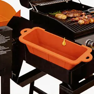 Silicone Grease Cup Liners for 36 28 22 17 Inch Blackstone Griddle Grills, Grease Catcher Liner Reusable Grill Grease Tray, Replacement of Aluminum Foil Drip Pans,