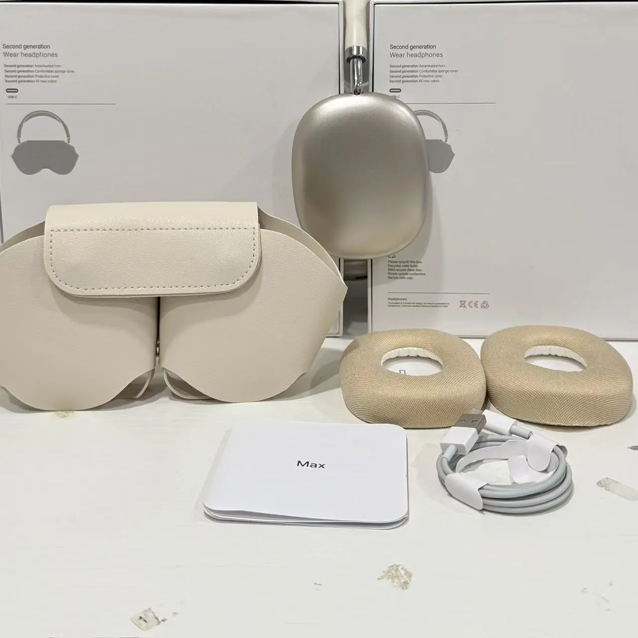 MAXPRO5 Premium Over-Ear Headphones | Detachable Magnetic Earcups, Bluetooth Hi-Fi Sound, Carry Case & USB-C Cable Included