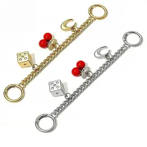 Bag Charms - Cherry Bag Charm Chain, fashionable Purse Charms for women's purse chain