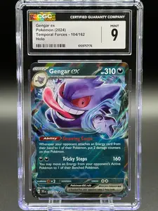 Pokemon TCG Gengar ex | Temporal Forces 104/162 | CGC Graded MINT 9