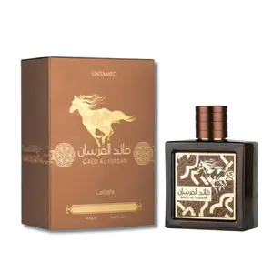 Lattafa Qaed Al Fursan Untamed 3.4 FL.OZ Eau De Parfum for women and men Fragrances Exotic Arabic Perfume Arabian Perfume Aromatic Amberwood Edp Intense Edp Sprays