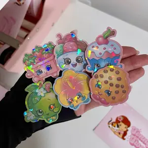 Shopkins holographic stickers 6pcs set