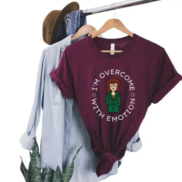 Daria 90S Retro Tv Show Shirt - Emotionally Overcome Vintage Tee For Fans