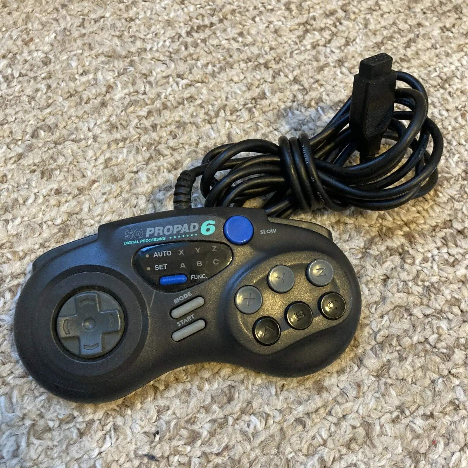 Sega Genesis SG Propad 6 Digital Processing Button Controller (Retro Fam)