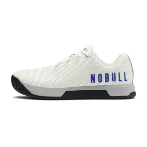 NOBULL Men's Outwork Edge Shoe in Classic White Light Gray - OG Strength Training Shoe, Durable Gym Trainer, Lifting Sneaker