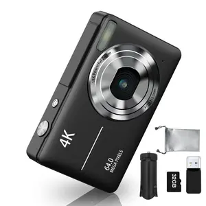 Small Digital Camera, Portable Compact Instant Video Camera with 32GB SD Card and Wrist Strap, 18x Zoom, 1080P Full HD, Pocket Camera, Perfect Gift for Adults Teens Kids