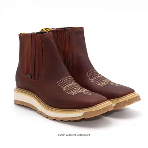 6" WIDE SQUARE SOFT TOE DOUBLE DENSITY SOLE SHEDRON GRASSO PULL UP LEATHER WORK BOOT-1701