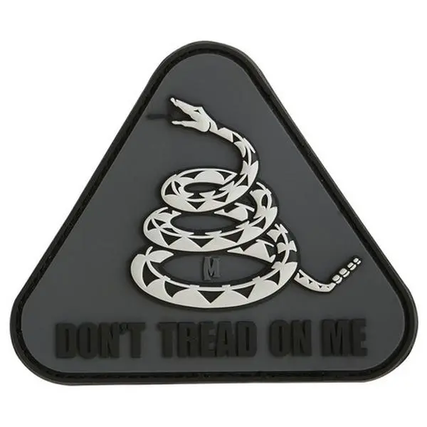 Maxpedition Don't Tread On Me SWAT Embroidery Patch, Hook Back, No Damage Backing, Additional Loop Field Lined Sheet, Original Artwork, Personalizable Sewing Supply
