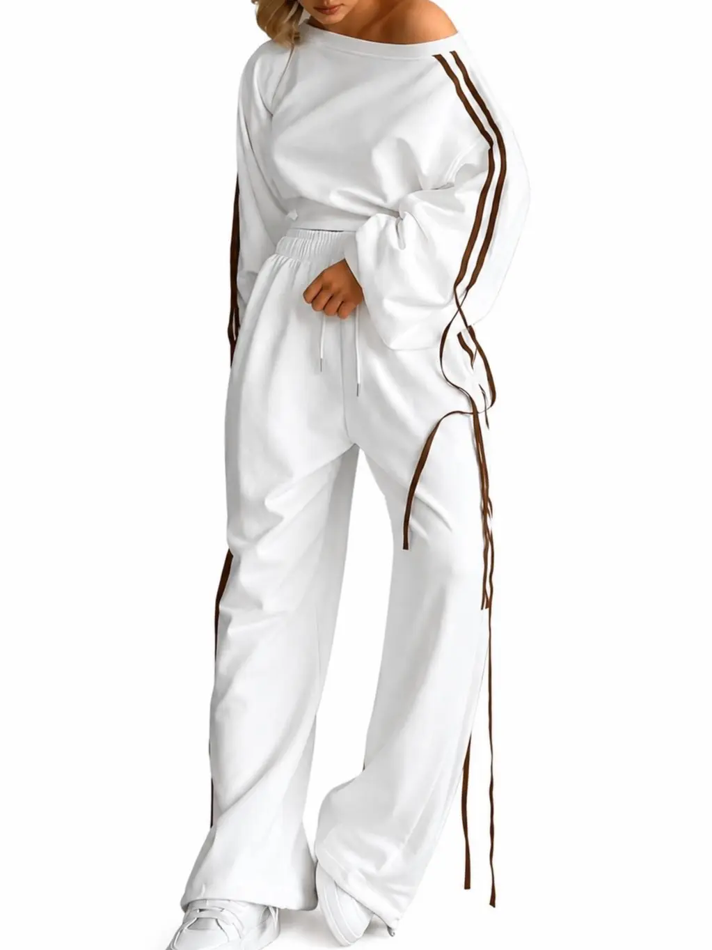 Women’s Off-Shoulder 2-Piece Fashion Set