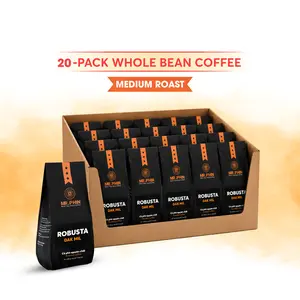 Combo 20 Robusta Dak Mil Whole Bean Vietnamese Coffee (Total 22 lb/20 Pack)