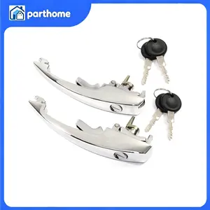 FOR 968-1979 VW BUG 113898205M OUTER DOOR HANDLE SET FRONT LEFT & RIGHT W/ KEYS