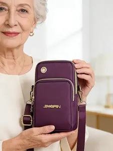 Senior Phone Wallet Purse Crossbody Bag Handbag Shoulder Bag, Adjustable Strap, Fits Phones & Cash, Unisex Casual Fashion, Daily Use