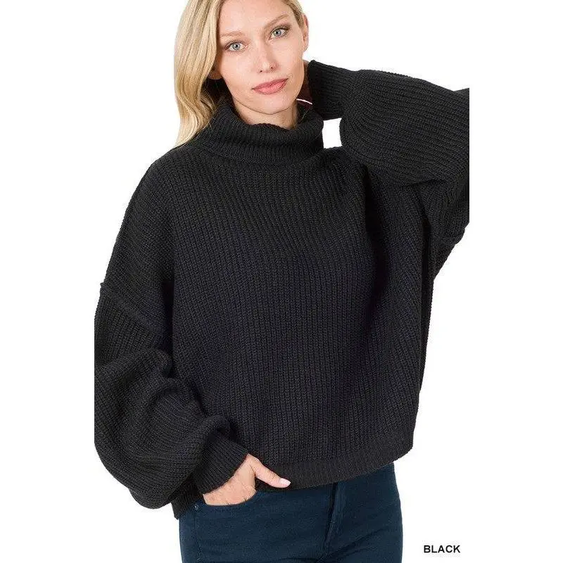 Oversized Turtleneck Sweater